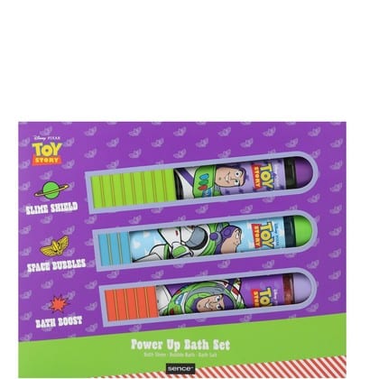 Geschenk Sence – Toy Story Bath Fun Kindness ( Bath Slime 95 ml, Bath Foam 95 ml, Bath Salt 115 gr.) - 8721382702376