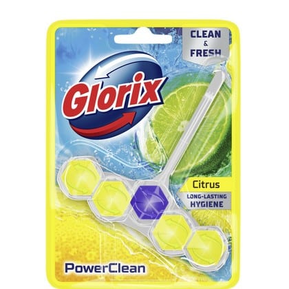 Glorix Toiletblok - Power 5 Citroen 55 gr. - 8720182904928