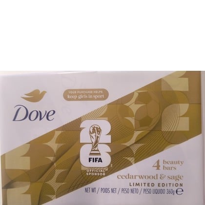 Dove Zeep Men - Care Cedarwood & Sage FIFA 4 x 90 gr. - 8886304604036