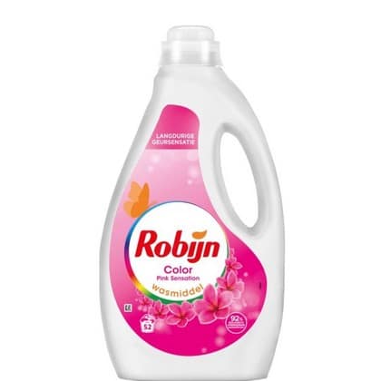 Robijn Vloeibaar Wasmiddel - Pink 2600ml. 52 sc. - 8720181914614