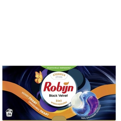 Robijn Wasmiddel Capsules - Black 26 caps - 8720181747748