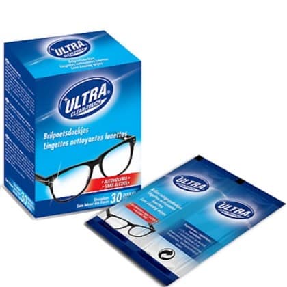 Ultra Clean Touch Brillenpoetsdoekjes 30 st. - 4250445650254