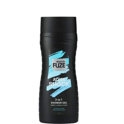 Body-X Fuze Douchegel - 3in1 Aqua Shock 300 ml. - 8721382701706