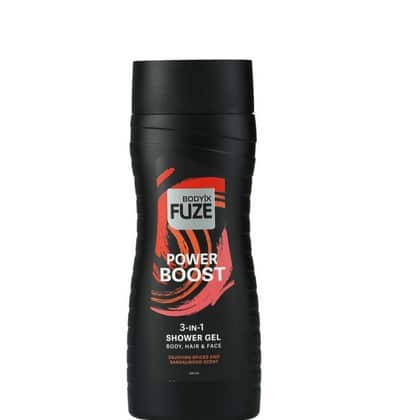 Body-X Fuze Douchegel - 3in1 Power Boost 300 ml. - 8721382701720