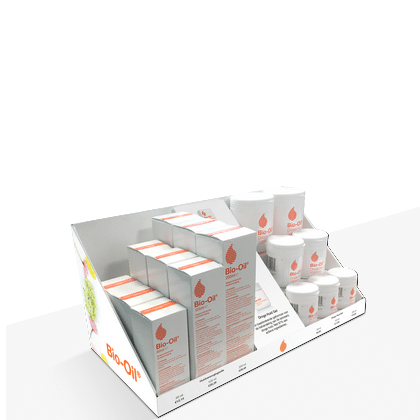 Display Bio-Oil - Huidverzorgingsolie & Droge Huid Gel. Olie 3x 60 ml , 2x125 ml , 2x200 ml, Gel 3x50 ml, 2x100 ml, 2x200 ml. - 8714319221637