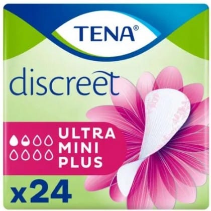 Tena - Inlegkruisjes Ultra Mini Plus 24 stuks - 7322540226058