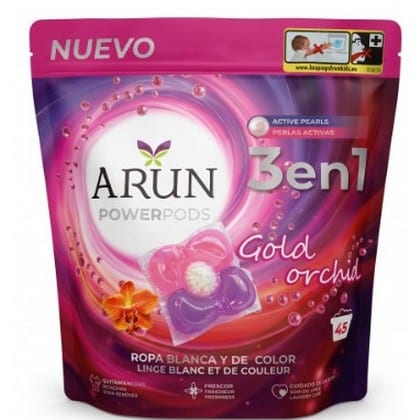 Arun Pods 3 in 1 - Gold Orchid 45 stuks - 8436609251468