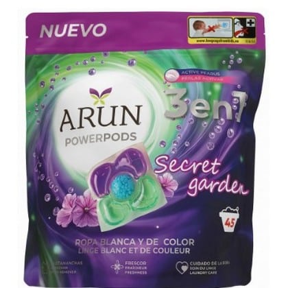 Arun Pods 3 in 1 - Secret Garden 45 stuks - 8436609251444