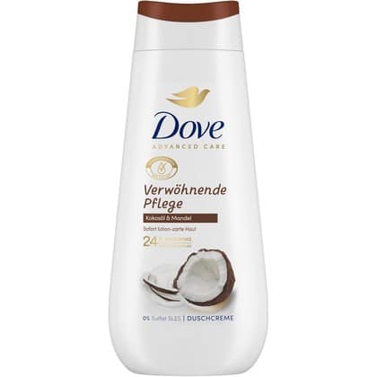 Dove Douchegel – Advanced Care Kokos & Amandel 225 ml.