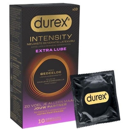 Durex Condooms - Intensity Extra Lube 10 stuks - 8710552323466