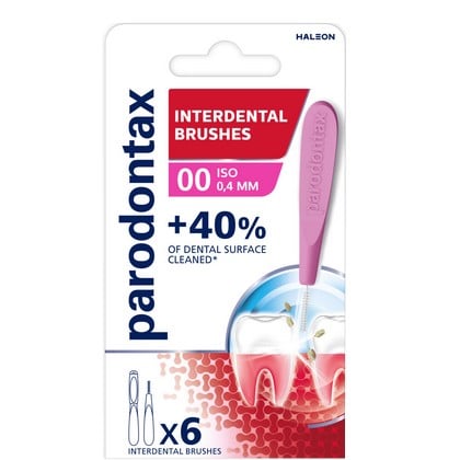 Parodontax Interdentale Ragers - 0,4mm ISO 0 met Dop 6 st. - 5054563181510