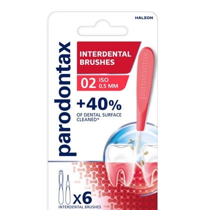 Parodontax Interdentale Ragers - 0,5mm ISO 2 met Dop 6 st. - 5054563181596